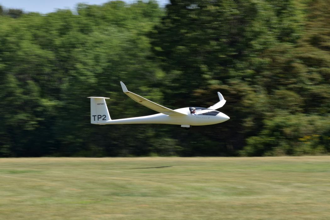 another glider landing